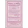 Image 1 : Kingdom of Belgium, 4% Bonds of 1936 Specimen.