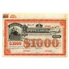 Image 1 : Banco Hipotecario, ca.1900-1910 Specimen Bond -Orange