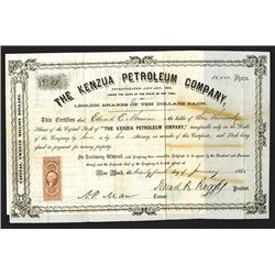 Kenzua Petroleum Co. 1865.