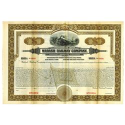 Wabash Railway Co., 1925 Specimen Bond