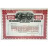 Image 1 : Kansas City, Fort Scott & Memphis Railway Co., 1930-1940 Specimen Stock Certificate