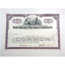 Southern Pacific Co, 1950s Specimen Certificate.