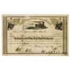 Image 1 : Baltimore & Ohio Rail Road Co., 1858 Stock Certificate Signed by John Hopkins as President.