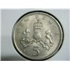Image 2 : COIN - 5 NEW PENCE - 1968