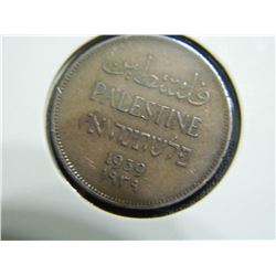 COIN - PALESTINE - 1 MIL - 1939