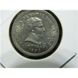 COIN - URUGUAY - 5 CENTESIMO - 1953