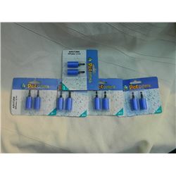 ASSORTED NEW AIR STONES - 2 PER PG - 5 PKGS/LOT