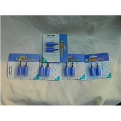 ASSORTED NEW AIR STONES - 2 PER PG - 5 PKGS/LOT