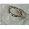 Image 3 : ***** FEATURE ITEM **** RING - 1/2CTW GENUINE MIDNIGHT BLUE SAPPHIRE(11PC) & 4/5 CTW WHITE TOPAZ(11P