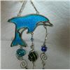 Image 2 : DOLPHIN STAINED GLASS WIND CHIME