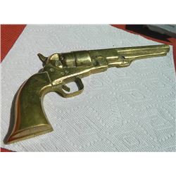 GUN - BRASS WALL HANGING - 13" LONG