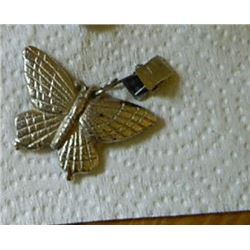 LARGE METAL BUG - BUTTERFLY - WITH CLIP