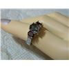 Image 4 : ***** FEATURE ITEM **** RING - 1 3/4 CARAT MYSTIC GEMSTONE & 2 1/5 CTW GARNET IN 925 STERLING SILVER