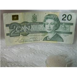 PAPER NOTE - CANADA - $20 - 1991
