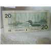Image 2 : PAPER NOTE - CANADA - $20 - 1991
