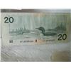 Image 2 : PAPER NOTE - CANADA - $20 - 1991