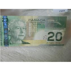 PAPER NOTE - CANADA - $20 - 2004