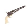 Image 2 : 1860 Engraved Colt Army, Checkered Ivory Grips