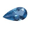 Image 1 : 3 Ct 14.4x7.9 Mm Untreated Faceted Natural Blue Aquamarine Pear Cut Stone