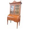 Image 1 : Adams Style Paint Decorated Bookcase Cylinder Desk