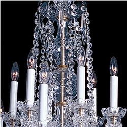 Alexandria - 8 Light Crystal Chandelier - 28" x 34"