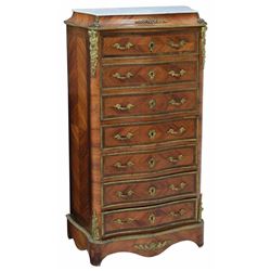 Napoleon Iii Period Diminutive Mahogany Secretary