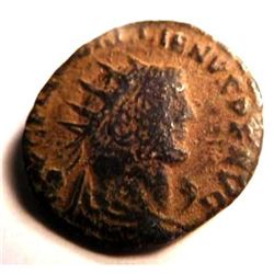 Bronze coin of Gallienus (253-265 A.D.)