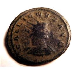 Bronze coin of Gallienus (253-265 A.D.)