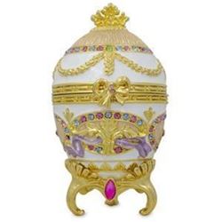 Faberge-inspired 1903 Bonbonniere Faberge Egg