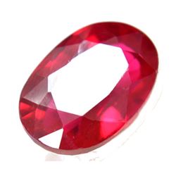 Vvs 15.20ct Natural Huge Mozambique Pinkish Red Ruby Oval Cut Gem