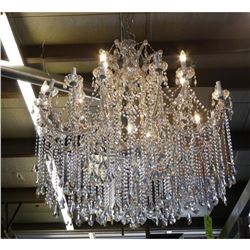 Maria Theresa Style Chandelier With Trailing Crystal