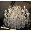 Image 2 : Maria Theresa Style Chandelier With Trailing Crystal