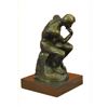Image 5 : Rodin Thinker Symbol of Philosophy Bronze Sculpture Hot Cast Marble Base Figure