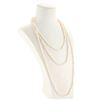 Image 3 : Designer White Fresh Water Pearl Strand Necklace