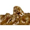 Image 2 : MERMAIDS Statue Jewelry Tray Bronze UNIQUE ART DECO SCULPTURE HOT CAST DECORATIO