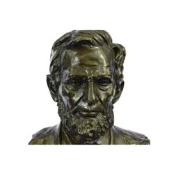 Large Limited Edition Abraham Lincoln USA President Bronze Sculpture Statue