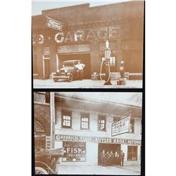 Sepia Tone Photo Prints, Ford Motor Cars