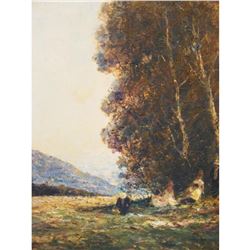 After Otto Strutzel, 20thc Landscape Oil Painting