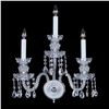 Image 1 : Sconce 3 - 3 Light Crystal Sconce with Swarovski