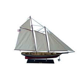 Wooden America Model Sailboat Decoration 50" Limited