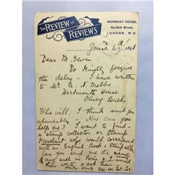 1898 London Original Postmarked Handwritten Post Card