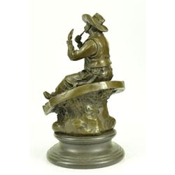 Western Cowboy Bronze Sculpture