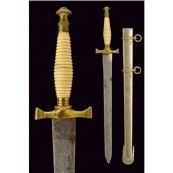19thc Spanish Daga Da Cadetto Blade