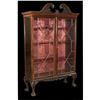Image 1 : Chippendale-style Mahogany Bookcase Cabinet