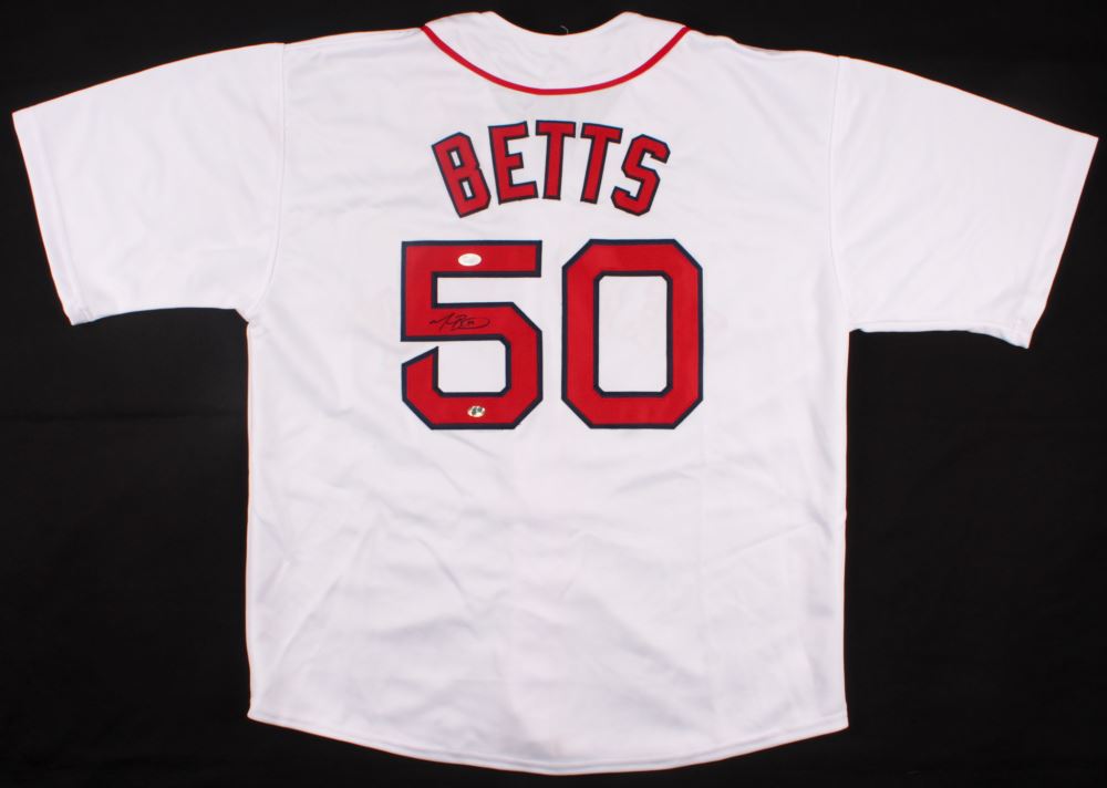 mookie betts signed jersey