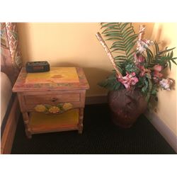 SUITE 358 INCLUDES: KING SIZE CUSTOM CANOPY BED, 2 NIGHT STANDS, 2 PLANTERS, SOFA BED,