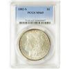Image 1 : 1882-S $1 Morgan Silver Dollar Coin PCGS MS65