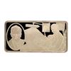 Image 1 : 500 Grain Sterling Silver Franklin Mint 100 Greatest Americans Ingot