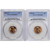 Image 1 : Lot of (2) 1958-D Lincoln Wheat Cent Coins PCGS MS66RD