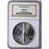 Image 1 : 1989 $1 American Silver Eagle Coin NGC MS69